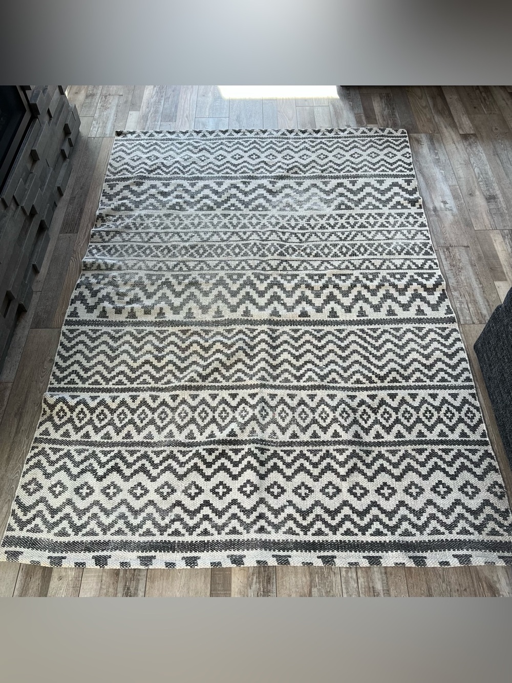Geometric Outdoor Area Rug 5’x7’